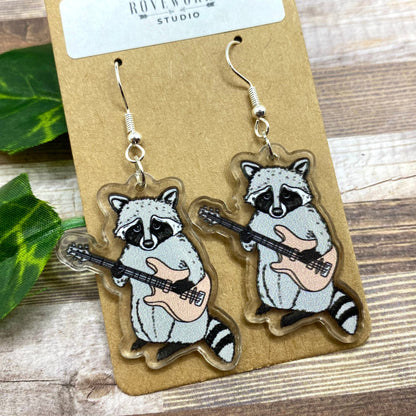 Musical FROG & RACCOON Earrings