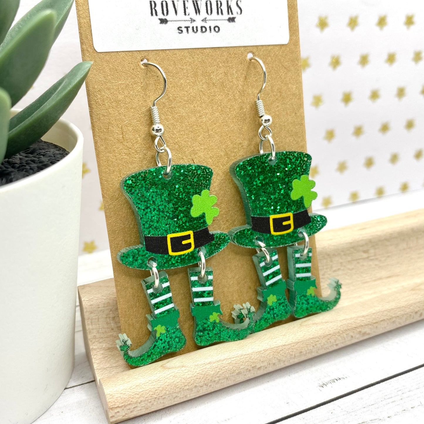 LEPRECHAUN St. Patrick’s Day Earrings