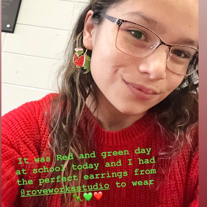 CHRISTMAS DINOSAUR Earrings