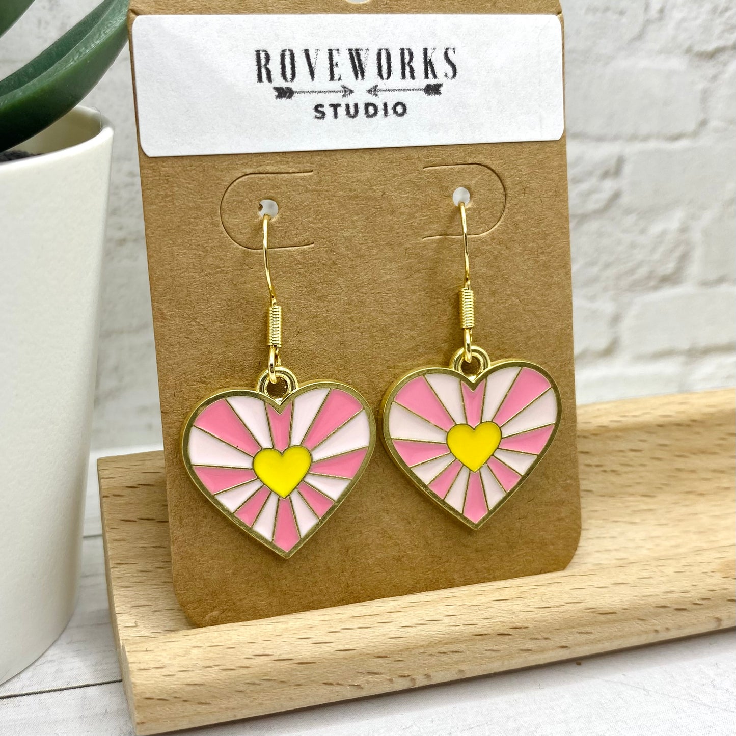 Starburst HEART Earrings