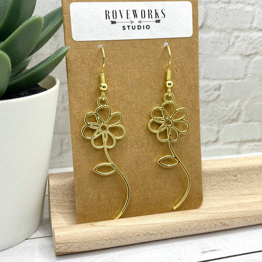 Pretty DAISY FLOWER Earrings