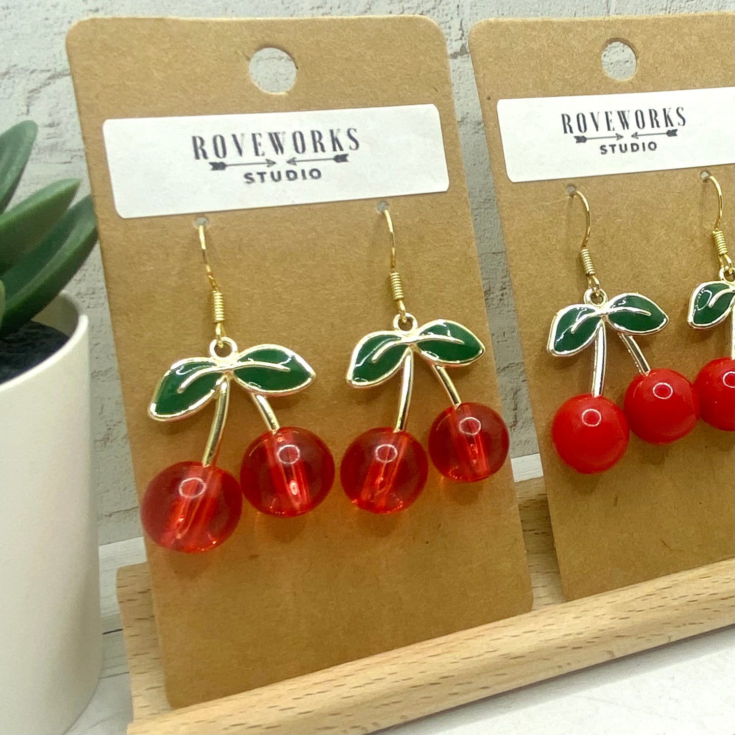 CHERRY Earrings - 2 colors to choose from