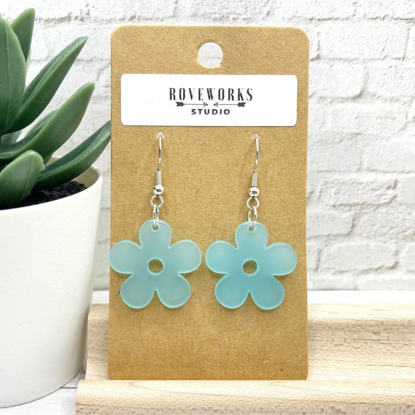 Retro DAISY FLOWER Colorful Earrings