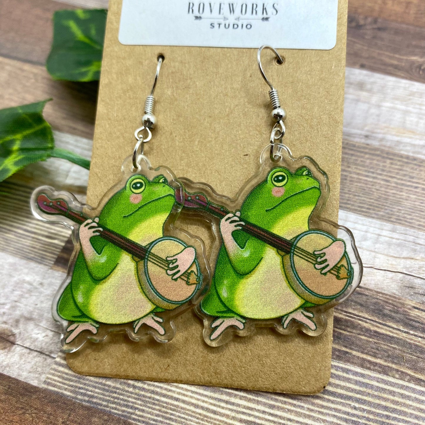 Musical FROG & RACCOON Earrings