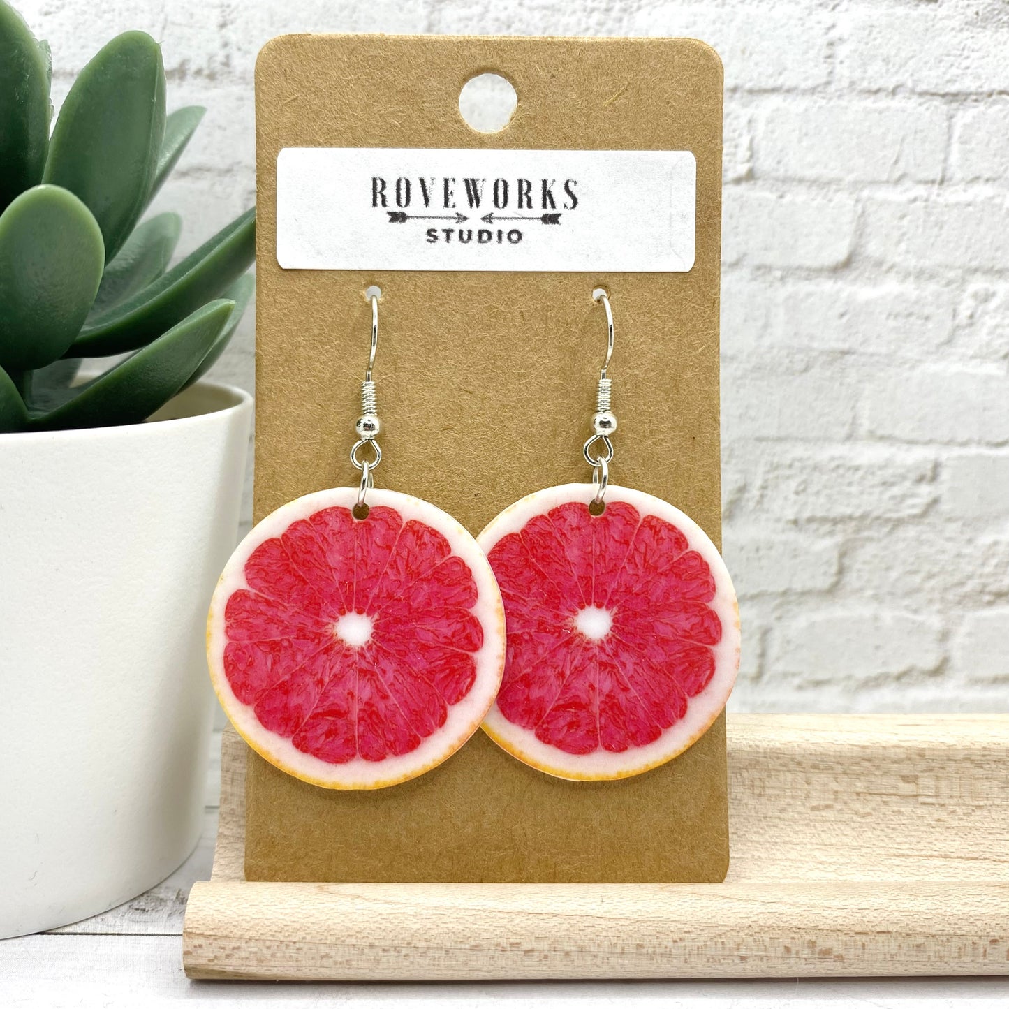 PINEAPPLE Slices & GRAPEFRUIT Earrings