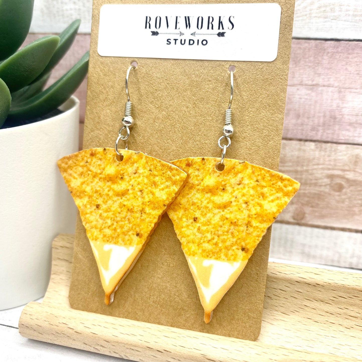 TORTILLA CHIPS Dipped in Cheese Earrings