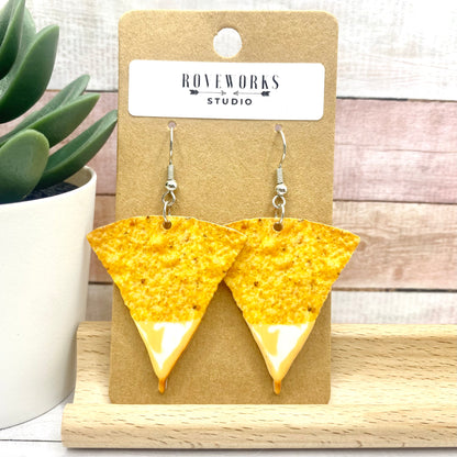 TORTILLA CHIPS Dipped in Cheese Earrings