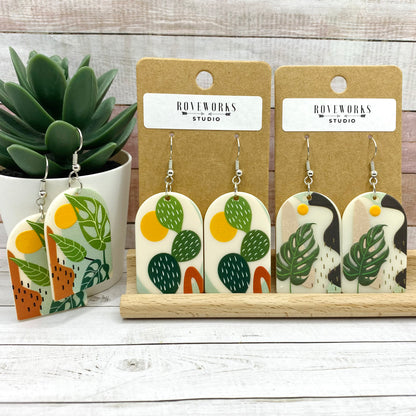 PLANT SCENES with Sunrises Earrings