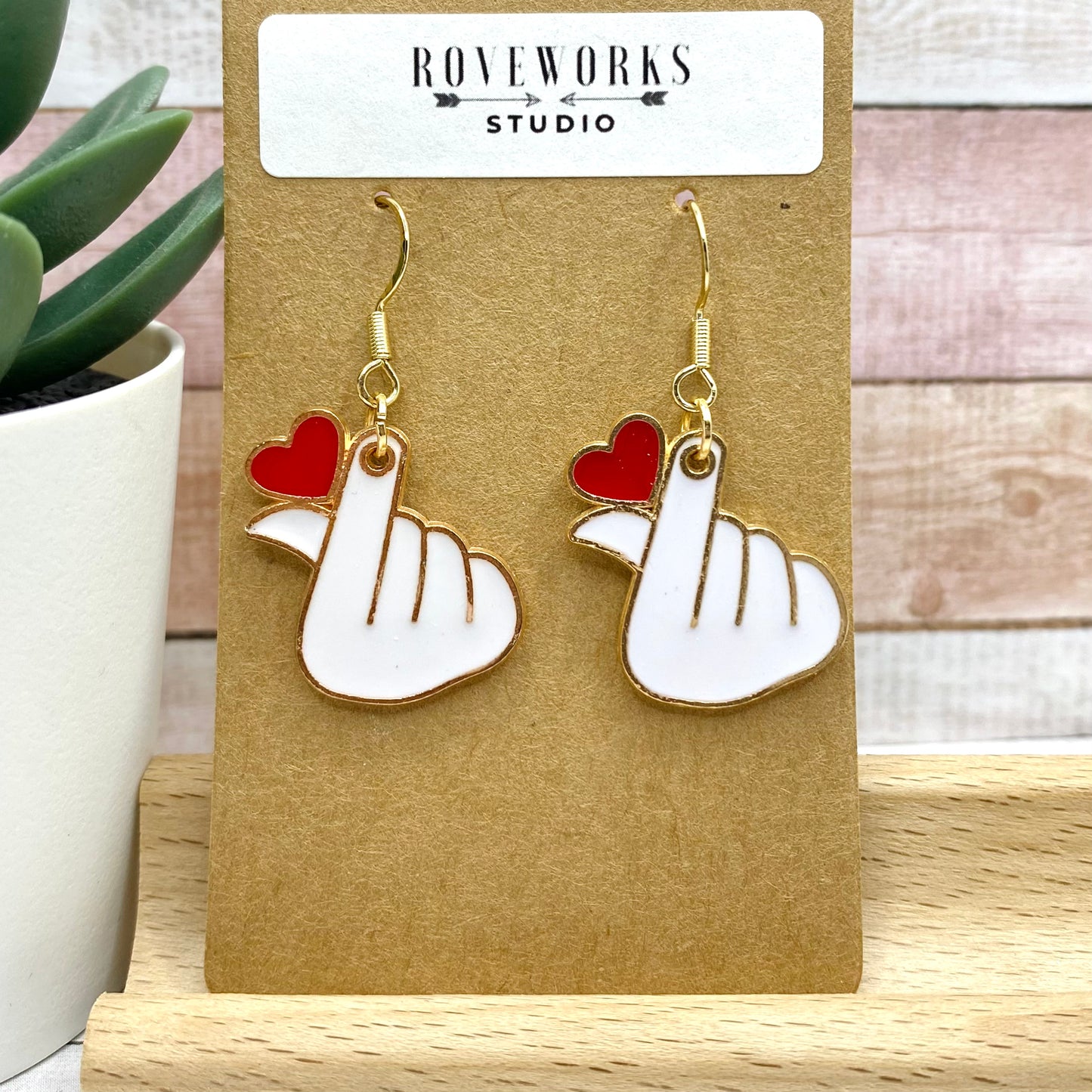 FINGER HEART Earrings