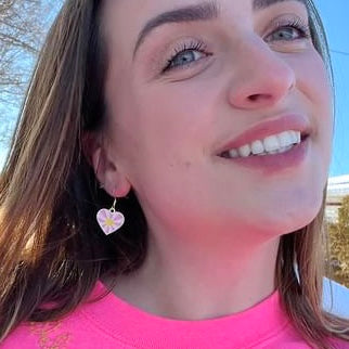 Starburst HEART Earrings