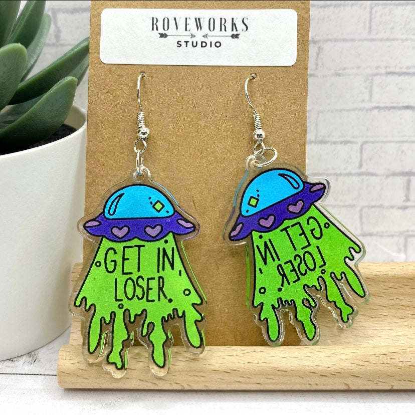 UFO Abduction Earrings