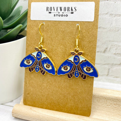 Pretty MOTH EARRINGS - 5 Colors Available