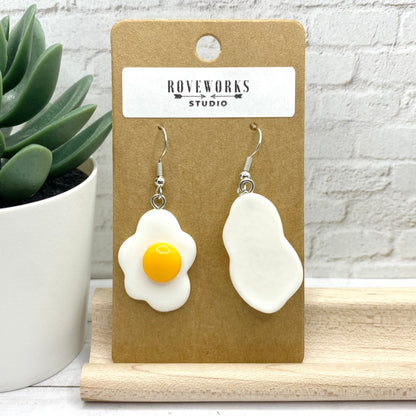 FRIED EGG Mismatched Earrings