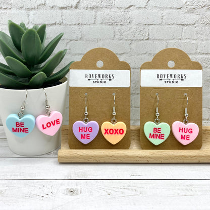 CONVERSATION HEART Candy Earrings