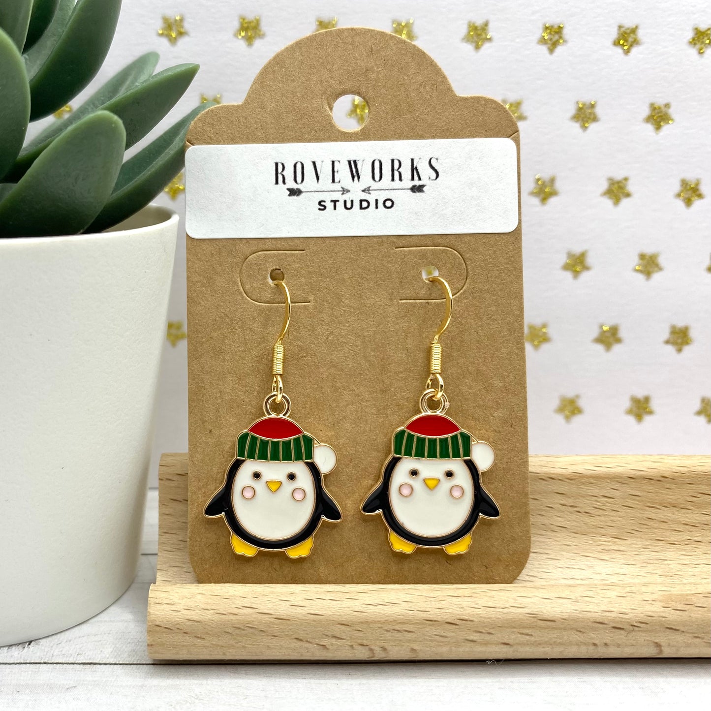 Little CHRISTMAS PENGUIN Earrings