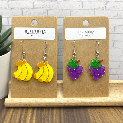 Colorful FRUIT Earrings