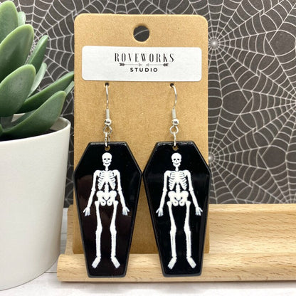 COFFIN SKELETON Earrings