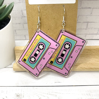 Oversized CASSETTE TAPE Earrings