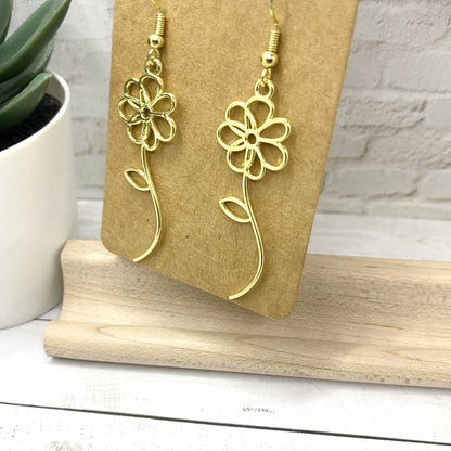 Pretty DAISY FLOWER Earrings