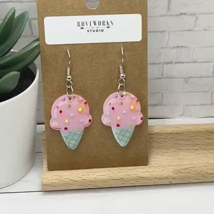 ICE CREAM CONE Earrings