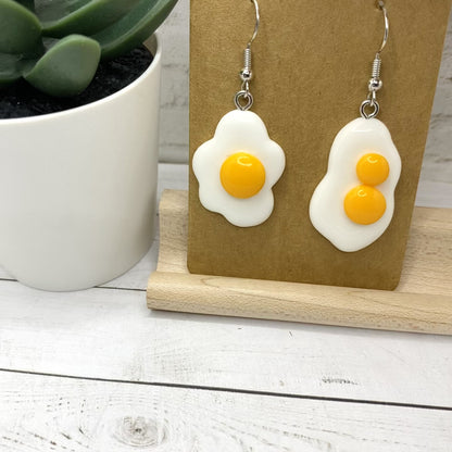 FRIED EGG Mismatched Earrings