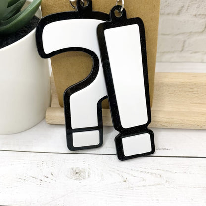 Oversized QUESTION & EXCLAMATION MARK Earrings