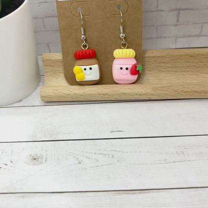 Mismatched PEANUT BUTTER & JAM Earrings