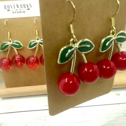 CHERRY Earrings - 2 colors to choose from