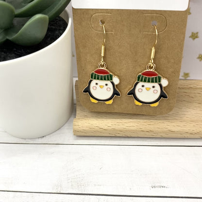 Little CHRISTMAS PENGUIN Earrings