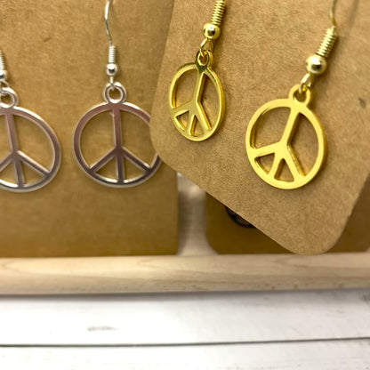 PEACE SIGN Earrings