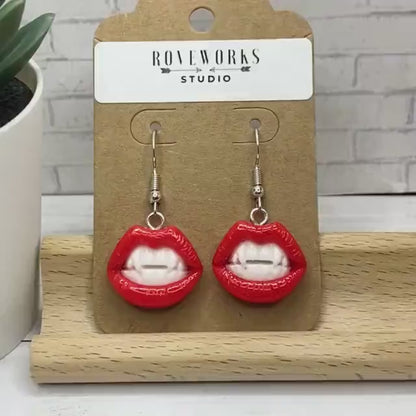 Spooky VAMPIRE TEETH Earrings