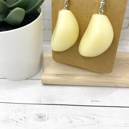 Life sized GARLIC CLOVE Earrings