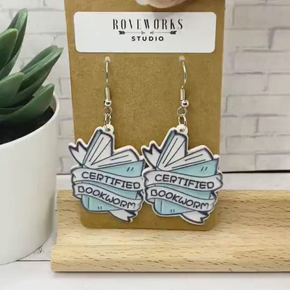 BOOKWORM Earrings