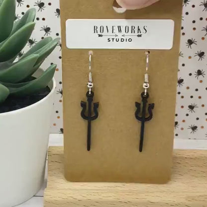 Small TRIDENT Earrings