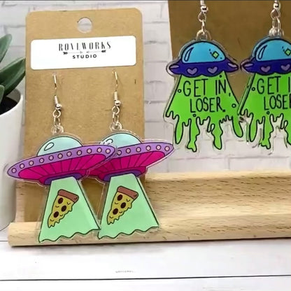 UFO Abduction Earrings