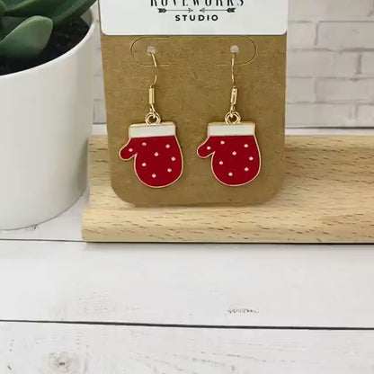 CHRISTMAS MITTENS Earrings