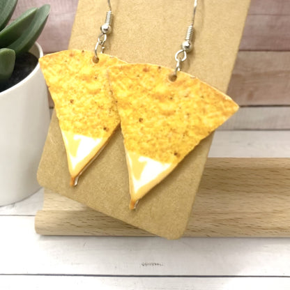 TORTILLA CHIPS Dipped in Cheese Earrings