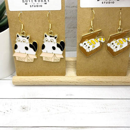 CATS IN BOXES Earrings