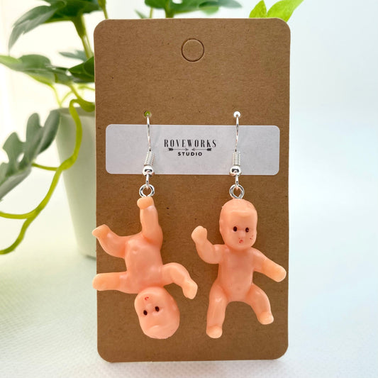 Creepy BABY Mismatched Earrings