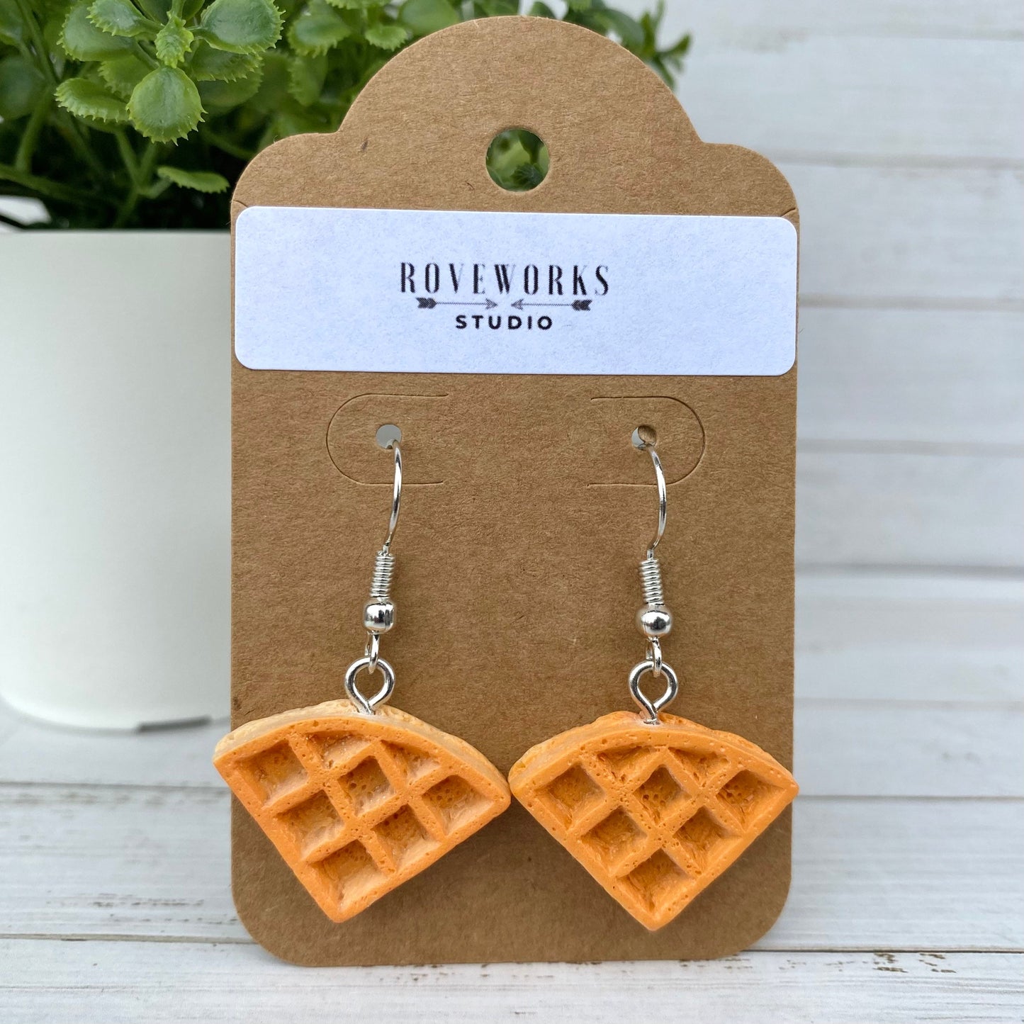 WAFFLE EARRINGS