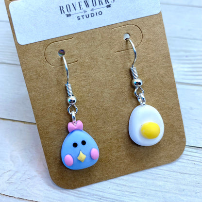 Little CHICKEN & EGG Earrings