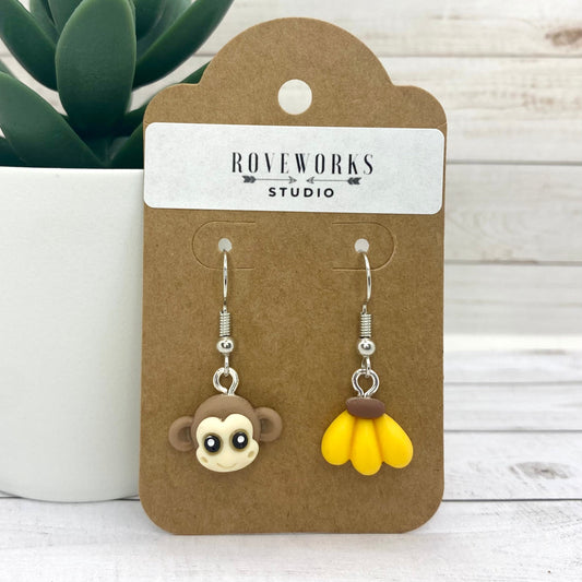 MONKEY & BANANA Small Mismatched Earrings