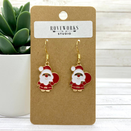SANTA CLAUS Christmas Earrings