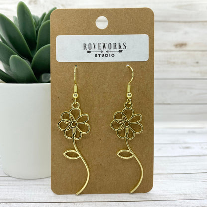 Pretty DAISY FLOWER Earrings