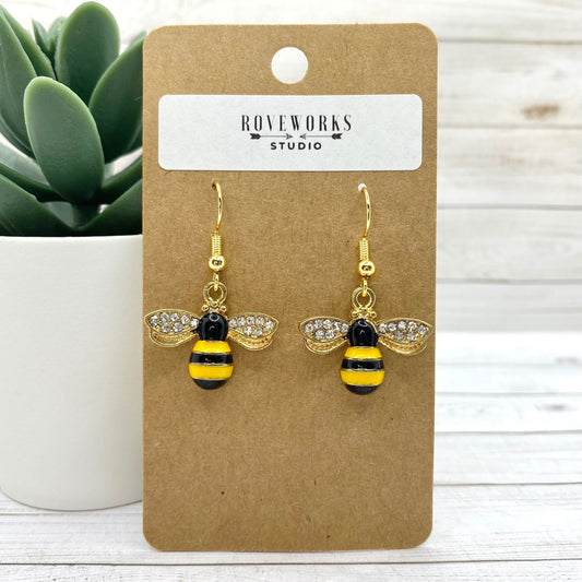 Sparkly BEE Earrings