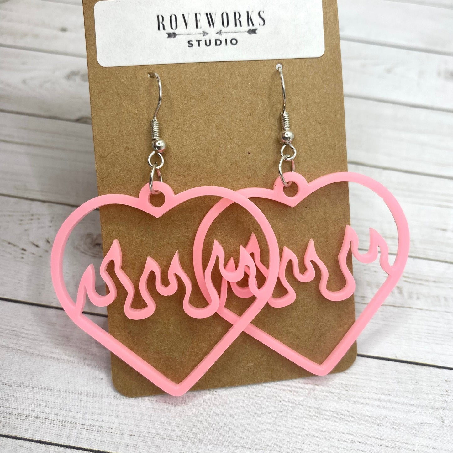 FLAMING HEARTS Earrings