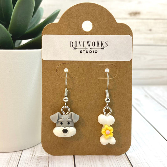 Mismatched DOG & BONE Earrings