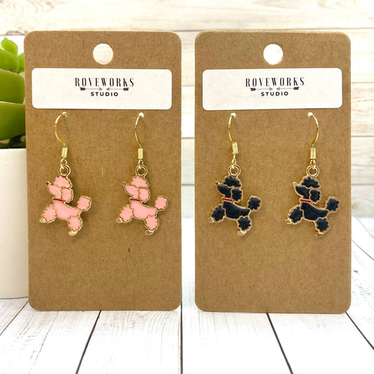 POODLE Dog Earrings