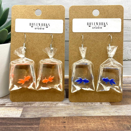 GOLDFISH IN BAGS Earrings