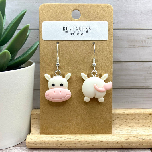 Mismatched COW EARRINGS